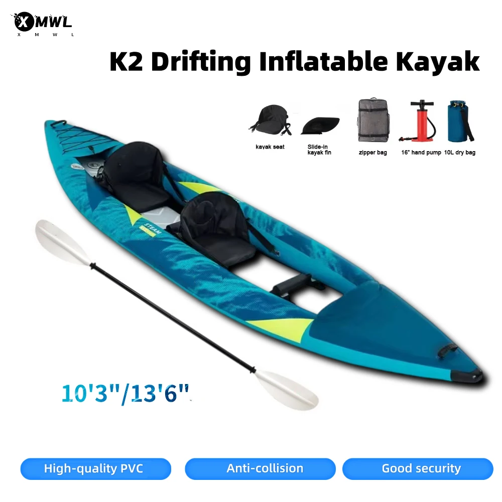 Fishing Kayak Inflatable - Canoe Kayak Inflatable Boat 1-2 People