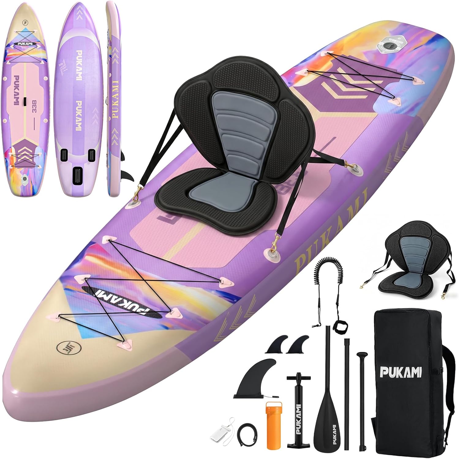 Fishing Kayak Inflatable - Extra Wide Inflatable Stand Up Paddle