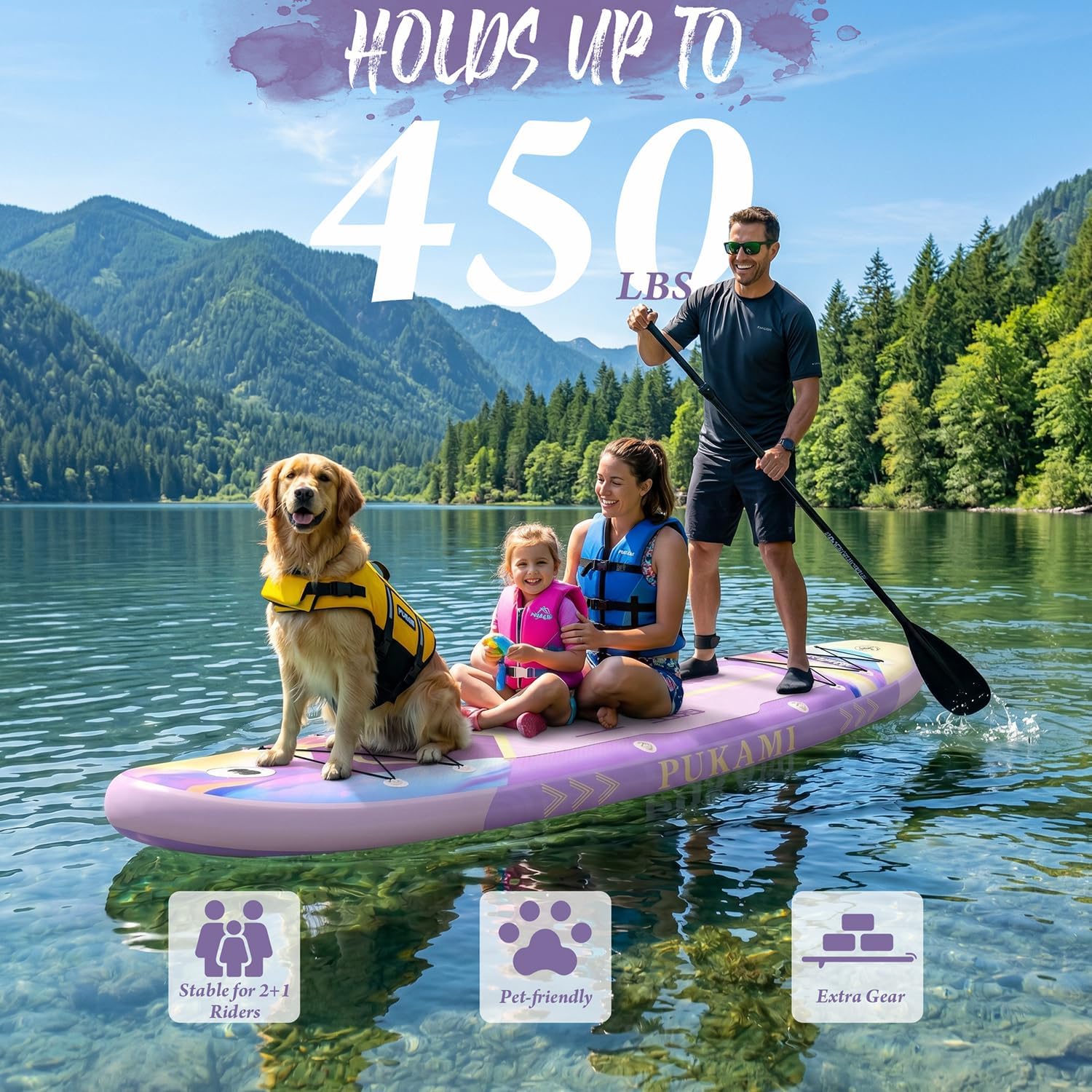 Extra Wide Inflatable Stand Up - Fishing Kayak Inflatable review and price